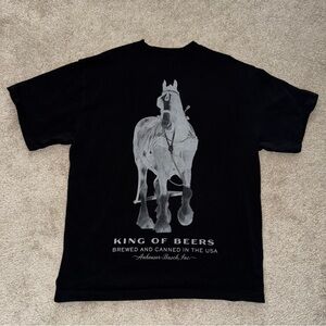 Budweiser x PacSun “King of Beers” Graphic Tee – Black – Size L – NWOT